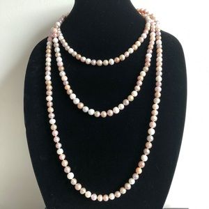 64” Fresh Water Pearl Long Necklace